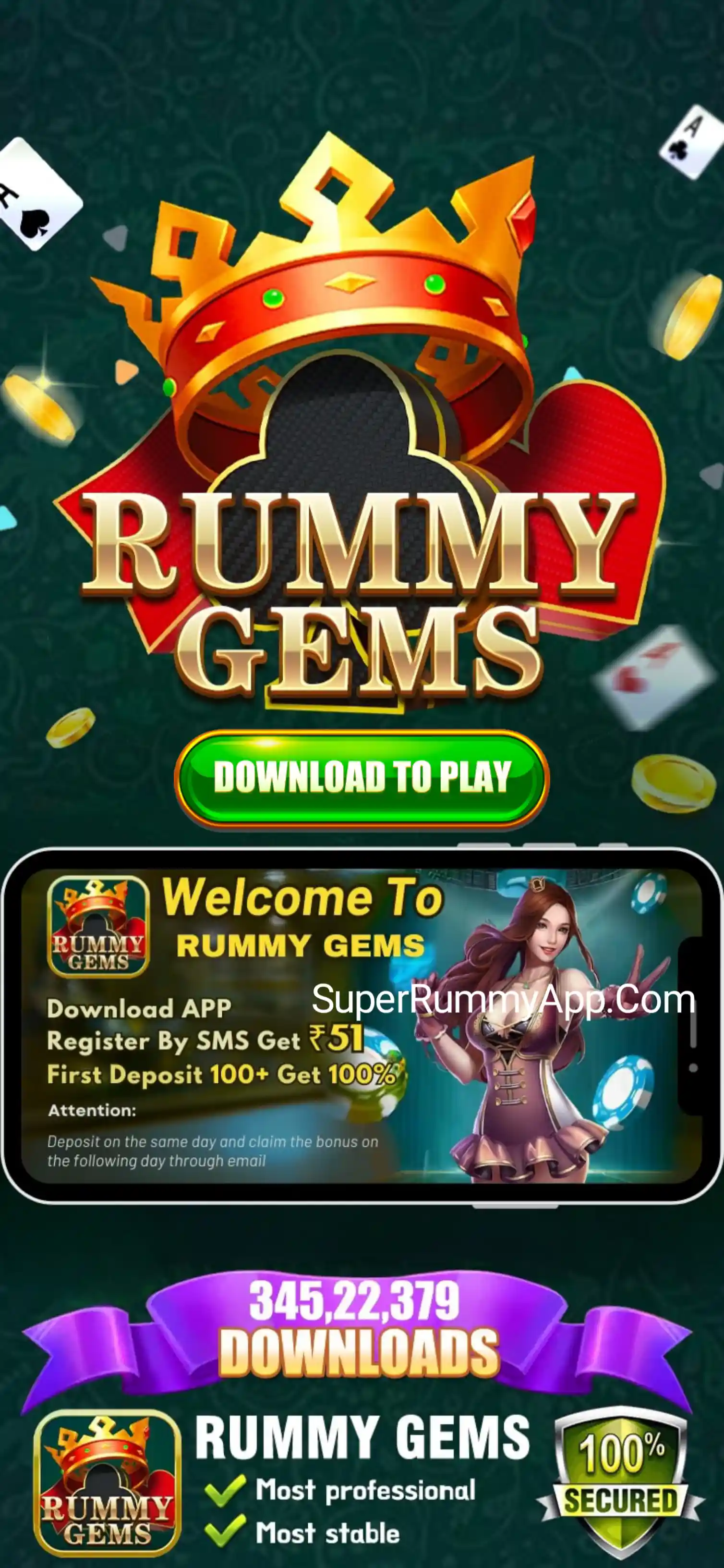 Rummy Gems Apk Download - Super Rummy App